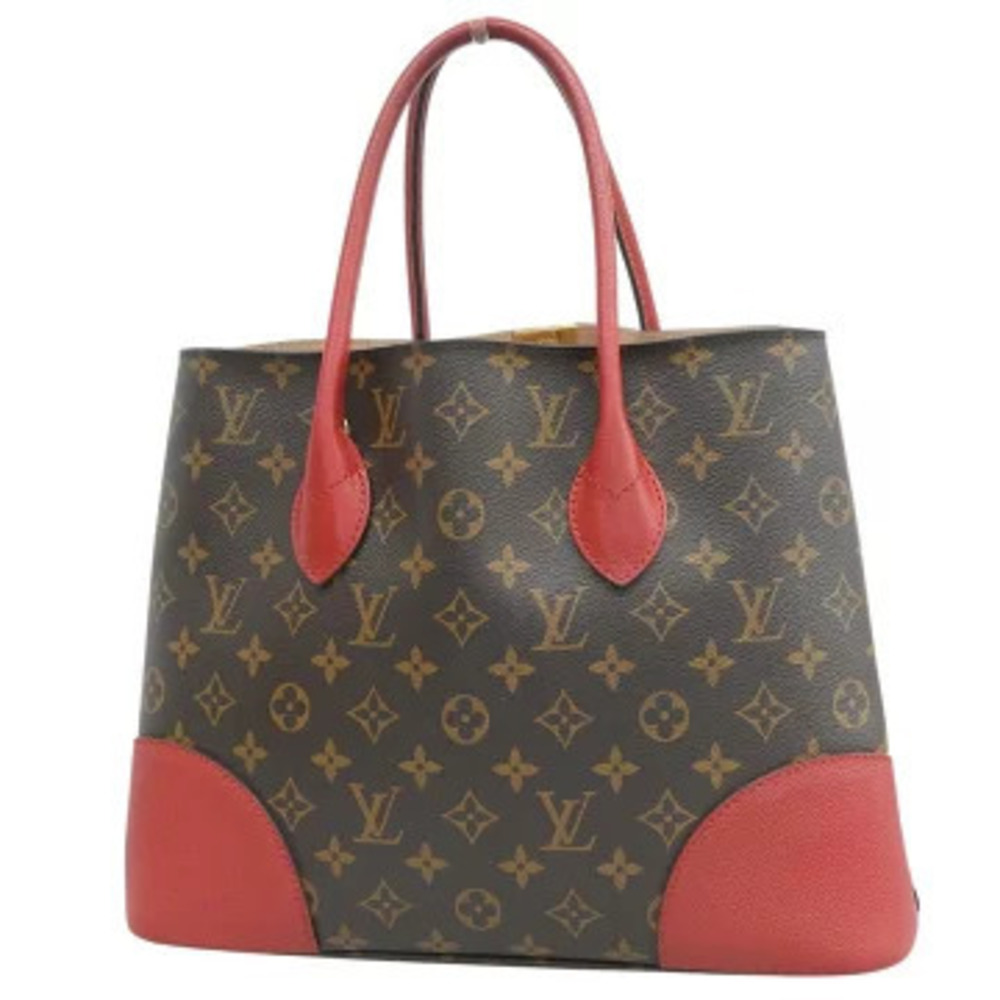 Louis Vuitton Monogram Cerise Handbag Red Flandrin